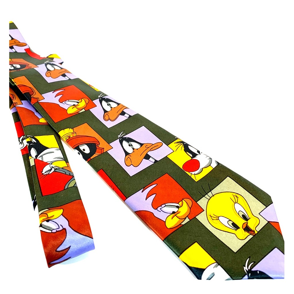 Vintage handmade Mercedes Neck Tie Looney Tunes